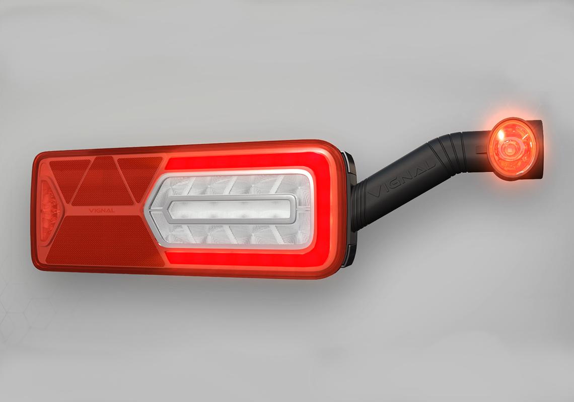 Kit complet feux + câblage semi-remorques LED avec side marker clignotants